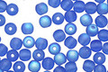Czech Glass Matte Sapphire AB Round 5mm