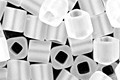 TOHO Transparent Frosted Crystal Cube 4mm Seed Bead