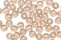 Czech Glass Luster Iris Smoky Topaz Round 4mm
