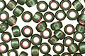 TOHO Olivine (with Frosted Silver & Pink Lining) Round 8/0 Seed Bead