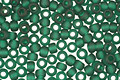 TOHO Transparent Frosted Green Emerald Round 11/0 Seed Bead