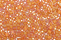 TOHO Transparent Rainbow Frosted Dark Topaz Cube 1.5mm Seed Bead