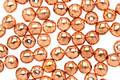 Czech Glass Copper Penny Round 4mm
