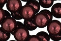 Black Cherry Shell Pearl Round 8mm