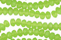 Czech Glass Apple Fire Polished Rondelle 4x5mm