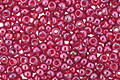 TOHO Gold Lustered Raspberry Round 15/0 Seed Bead
