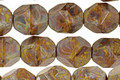 Czech Glass Misty Moors Faceted Nugget 10x8mm