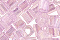 TOHO Transparent Rainbow Foxglove Cube 4mm Seed Bead