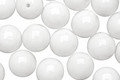 Czech Glass Opaque White Round 8mm