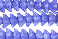 Czech Glass Periwinkle (matte) 5 Point Bellflower 6x9mm