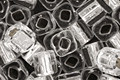 TOHO Crystal (with Silver Lining) Cube 4mm Seed Bead