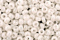 TOHO Opaque Rainbow White Round 11/0 Seed Bead