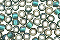 TOHO Crystal (with Metallic Teal Lining) Round 8/0 Seed Bead