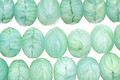 Czech Glass Spearmint Fire Polished Rondelle 6x9mm