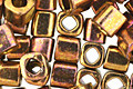 TOHO Galvanized Gypsy Gold Cube 4mm Seed Bead