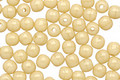 Czech Glass Opaque Light Beige Round 4mm