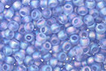 TOHO Transparent Rainbow Frosted Light Sapphire Round 11/0 Seed Bead