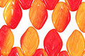 Czech Glass Flame Leaf Drop 8x12mm