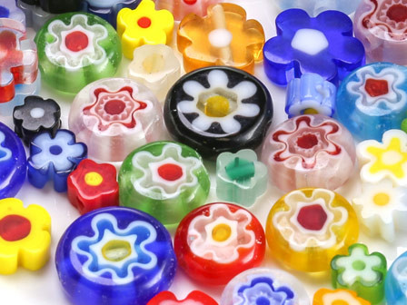 Millefiori Glass Beads