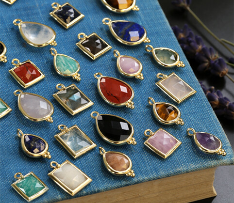 Faceted Gemstone Focals