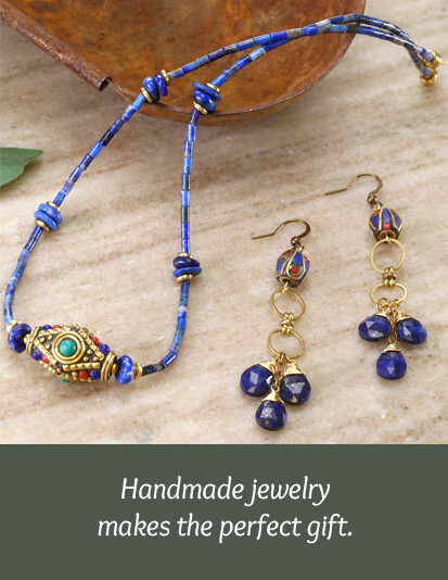 Nepalese Necklace and Earring Set