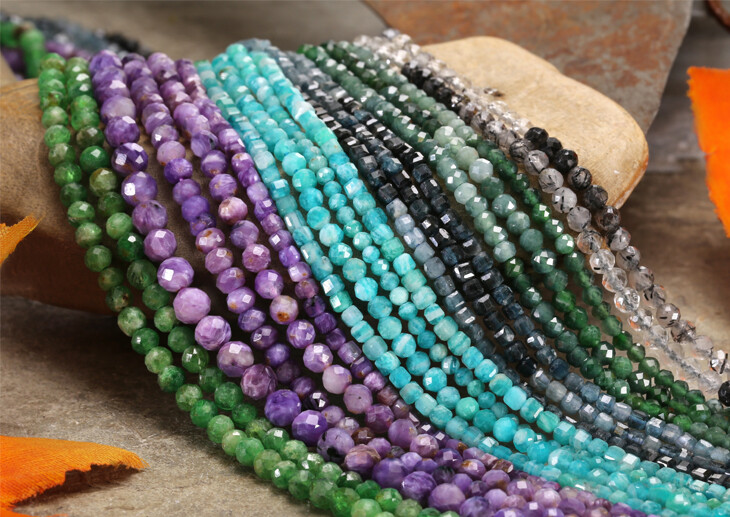 Microfaceted gemstones
