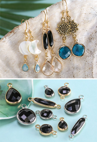 crystal bezel focals and links