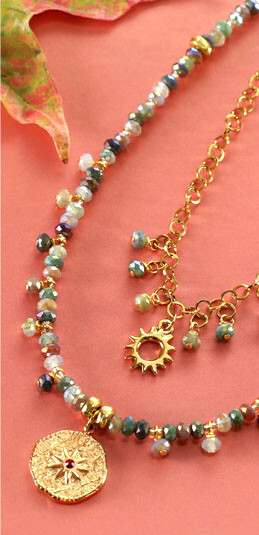 Gemstone Necklace set