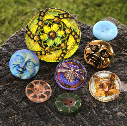 Czech Glass Buttons