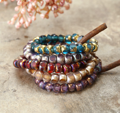 Czech glass Trica beads