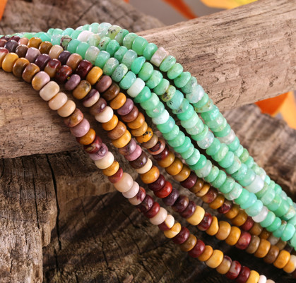 gemstone rondelles