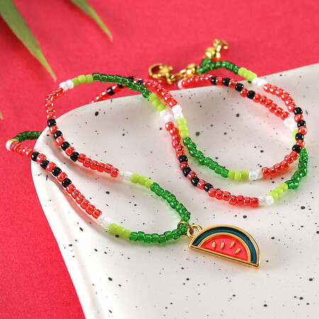 Summer Watermelon Necklace