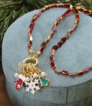 Holiday Spice and Everything Nice Necklace