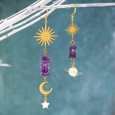 Planetary Love Earrings