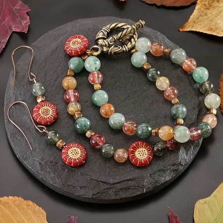 Apple Orchard Bracelet & Earring Set