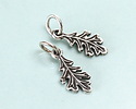 Nina Designs Sterling Silver Small Oak Leaf Charm 6x17mm