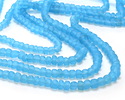 Java Glass Transparent Aquamarine Graduated Gooseberry Beads 3-6x4-6mm