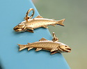 Nina Designs Bronze Trout Focal 21x12mm
