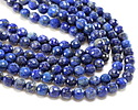 Lapis Faceted Round 8mm