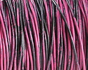 Black Orchid Round Leather Cord 2mm