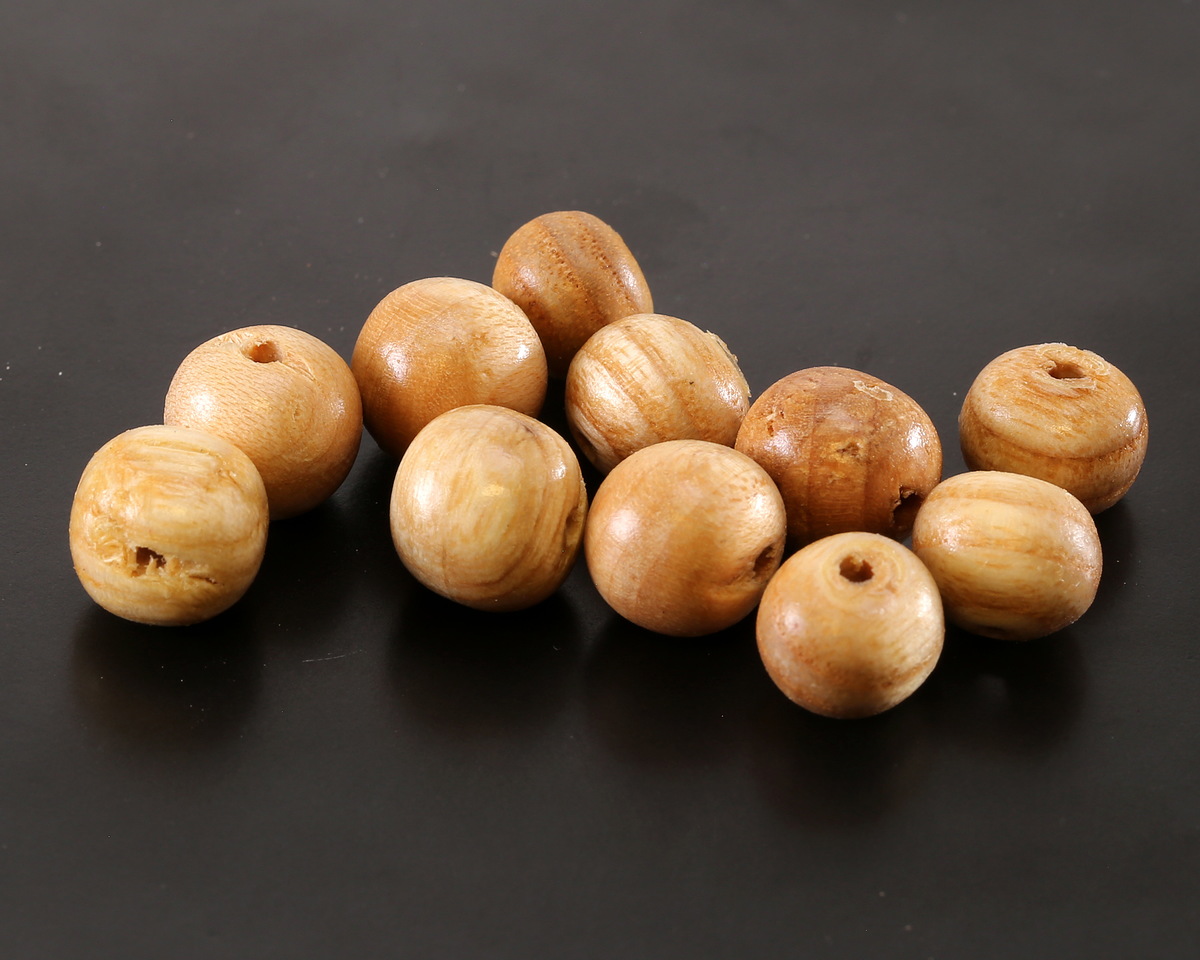 Recycled Baseball Bat Wood Bead 10mm