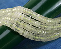 Lemon Quartz Microfaceted Heishi 2x6mm