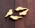 Satin Hamilton Gold (plated) Bird Bead 16x6mm