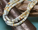 Black Gold Amazonite Heishi 2.5x4mm