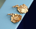 Nina Designs Bronze Detailed Poppy Focal 10x16mm