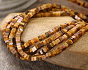 Tiger Eye Squaredelle 2x3mm