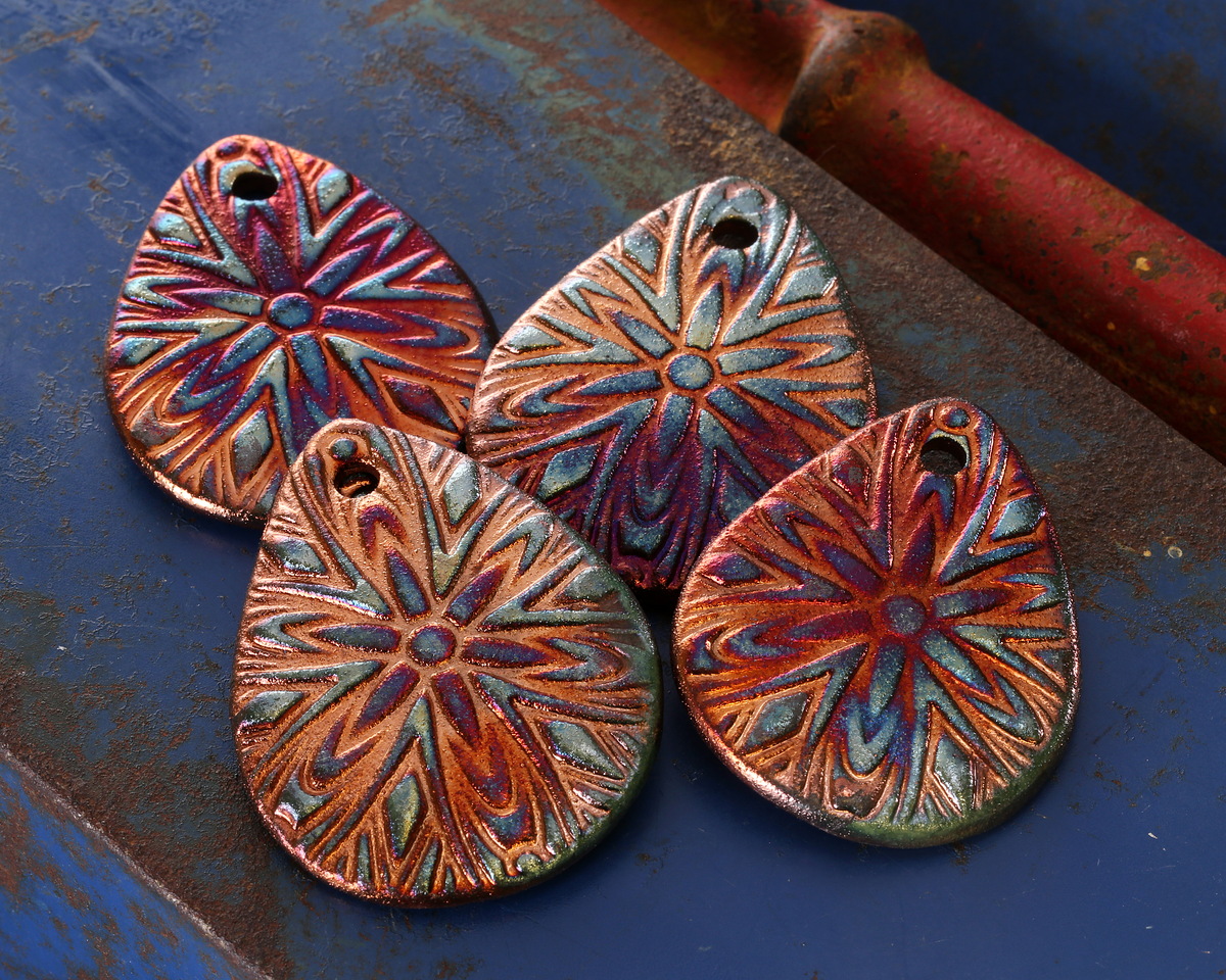 Xaz Raku Flash Starburst Drop Focal 39-40x52-54mm