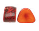 Tagua Nut Orange Thick Slice 16-18x26-32mm