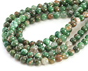 Verdite w/ Quartz Round 8mm