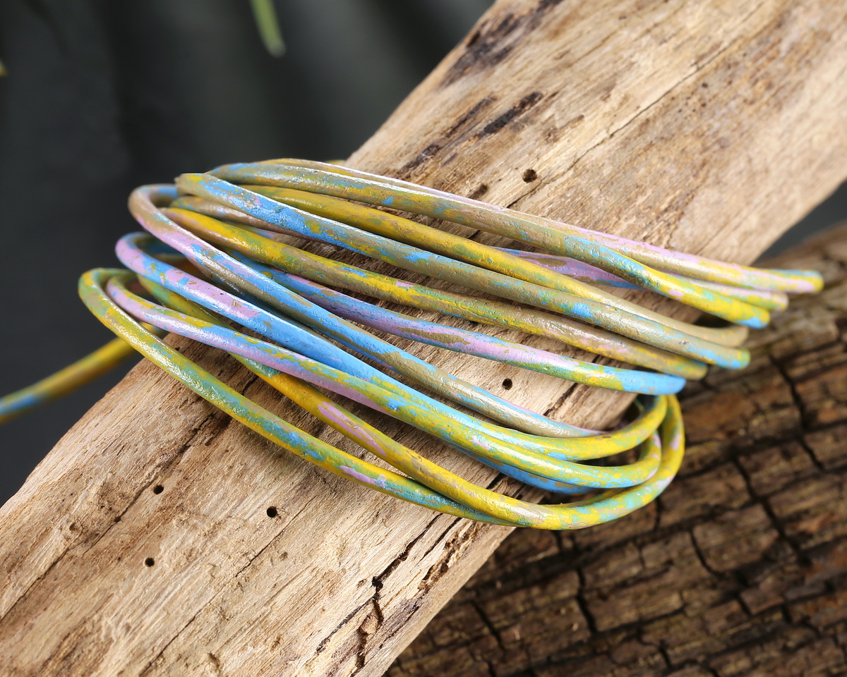 Horizon Glow Round Leather Cord 2mm